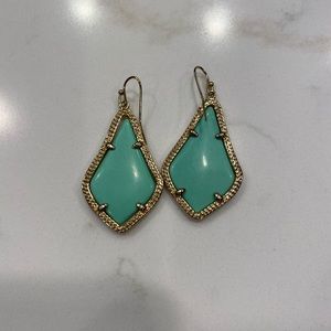 Kendra Scott Alex Mint Green Earrings